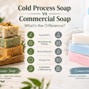 cold process soap vs commercial soap